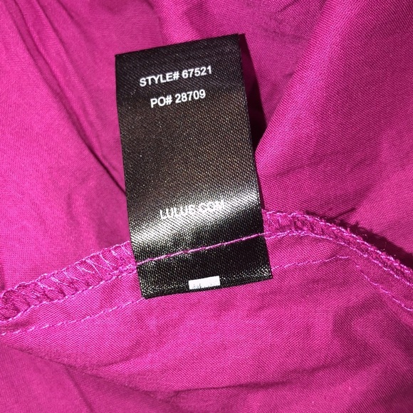 Lulus purple dress size large new with tags - Picture 11 of 11